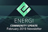 Energi February 2019 Newsletter