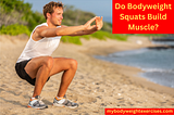 An Athletic Man on a Beach Doing Bodyweight Squats