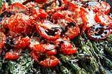 Balsamic Parmesan Roasted Asparagus and Tomatoes on Closet Cooking