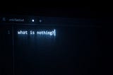 I am Nothing