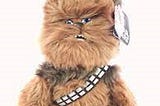 WOOKEY, a character in Star Wars films. Image of doll eBay