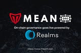 Mean DAO on-chain governance goes live on Realms