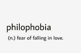 when you learn to fear love