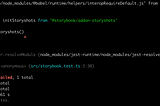 How to solve Jest storybook test error “cannot find interopRequireDefault.js”