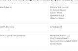 Пополнение счёта в Interactive Brokers