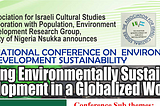 3RD INTERNATIONAL CONFERENCE ON ENVIRONMENT AND DEVELOPMENT SUSTAINABILITY