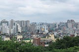 View of Seoul with skyline