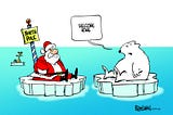 What Will Santa Do Without the North Pole?