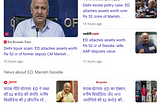Manish Sisodia’s Assets - A Headline that was economical with Truth