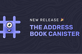 New Address Book Canister & Added ID Validations 📓