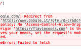 Fixing CORS Errors
