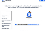 Introducing Kubernetes Goat