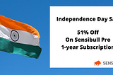 51% off — Sensibull Independence day Sale