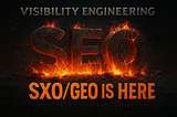 How Machines Learned To Rank Us Back: The SXO–GEO Framework for Search After 2025