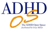 The logo and announcement for the ADHD Open Space.