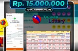 Bukti Kemenangan Togel TAIWAL POOLS Rp15.000.000,- Lunas!