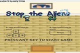 Stop the Aliens — final project