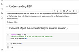 Kernel Trick 2 — Radial Basis Function (RBF) and “Infinite” Flexibility