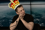 Elon Musk gives his Little Emperor center stage