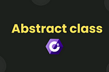 abstract class in c#