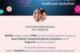 Project M Wins Texas Children’s Hospital Healthcare Hackathon!