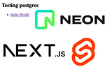Building a blog with Neon serverless database and both NextJS 13 and Sveltekit