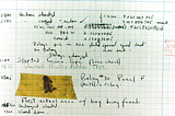 An image of Grace Hopper’s log book in which she found a moth embedded in the Mark II Aiken Relay Calculator.