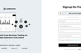 Getting started with LambdaTest, the cloud distributed test execution platform.