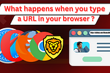 What happens when you type a URL into your browser ?