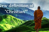 New definition of “Christian”
