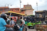 The thrill of traveling by tuk-tuk is, I suppose, the same thrill that comes from bungee-jumping off a bridge. I’m pretty sure I’m going to survive but I’m kept on edge by the possibility that the truck driver turning directly across our bow could be more aggressive at the game of chicken than my driver.