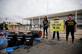 Brazilians mobilize to clean up massive mysterious oil spill and end the fossil fuel era