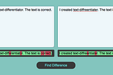 Create a “text-differentiator” using longest-common-subsequence.