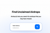 Airdrops.FYI — Check Eligible Airdrops