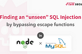 Finding an unseen SQL Injection by bypassing escape functions in mysqljs/mysql
