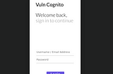 CloudGoat: Vulnerable_Cognito