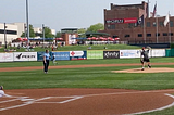 Throwing Out the First Pitch on my Birthday