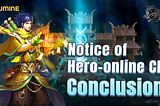 Notice of Hero-online CBT Conclusion