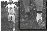 The time Jim Thorpe won two Olympic Gold Medals with shoes someone had thrown in the trash.