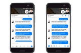 Chatting about UX failures — Facebook Messenger