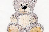 Drawing of a teddy bear