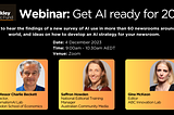 Webinar: Get your newsroom AI-ready for 2024