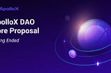 ApolloX DAO’s latest proposal to repurchase APX using trading fee income has passed