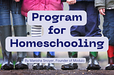 Program for homeschooling