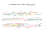 Unsupervised Learning and Neural Network Concepts