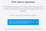 Simple steps to use Docker and Git