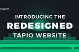 Introducing the Tapio Protocol website redesign!