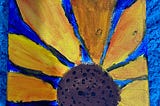Sunflower painting by Prisha