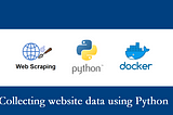 Collecting website data using Python