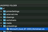 Embedded file in Excel — How to Open